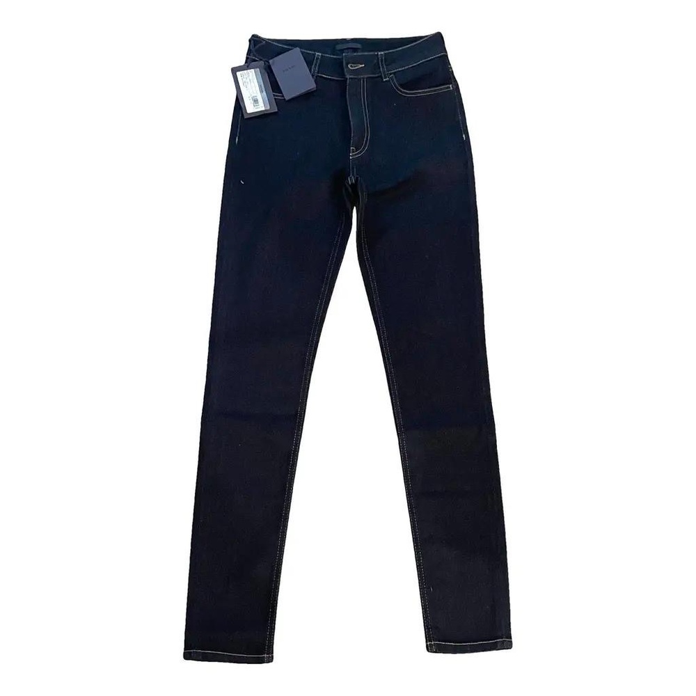 Prada Women's Dark Blue Skinny Jeans